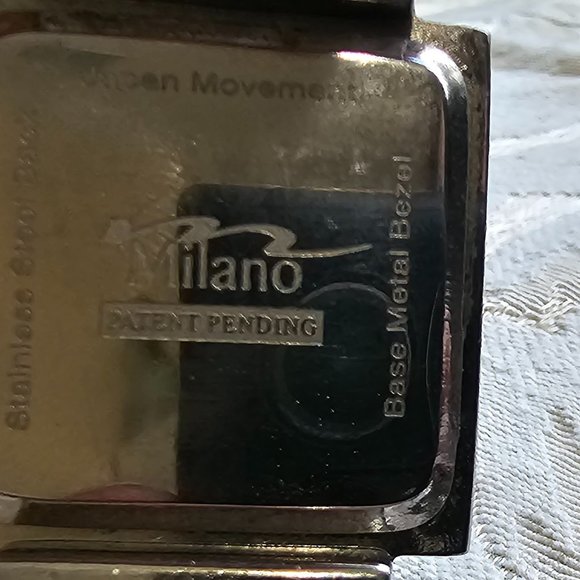 Lady's Milano Quartz Silver Tone Cuff Watch - Picture 12 of 16